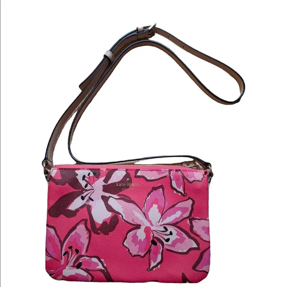 Kate Spade flower print crossbody bag
